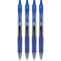 Pilot G2 Retractable Gel Pens, Fine Point, Blue Ink, 4/Pack (31058)