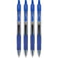 Pilot G2 Retractable Gel Pens, Fine Point, Blue Ink, 4/Pack (31058)