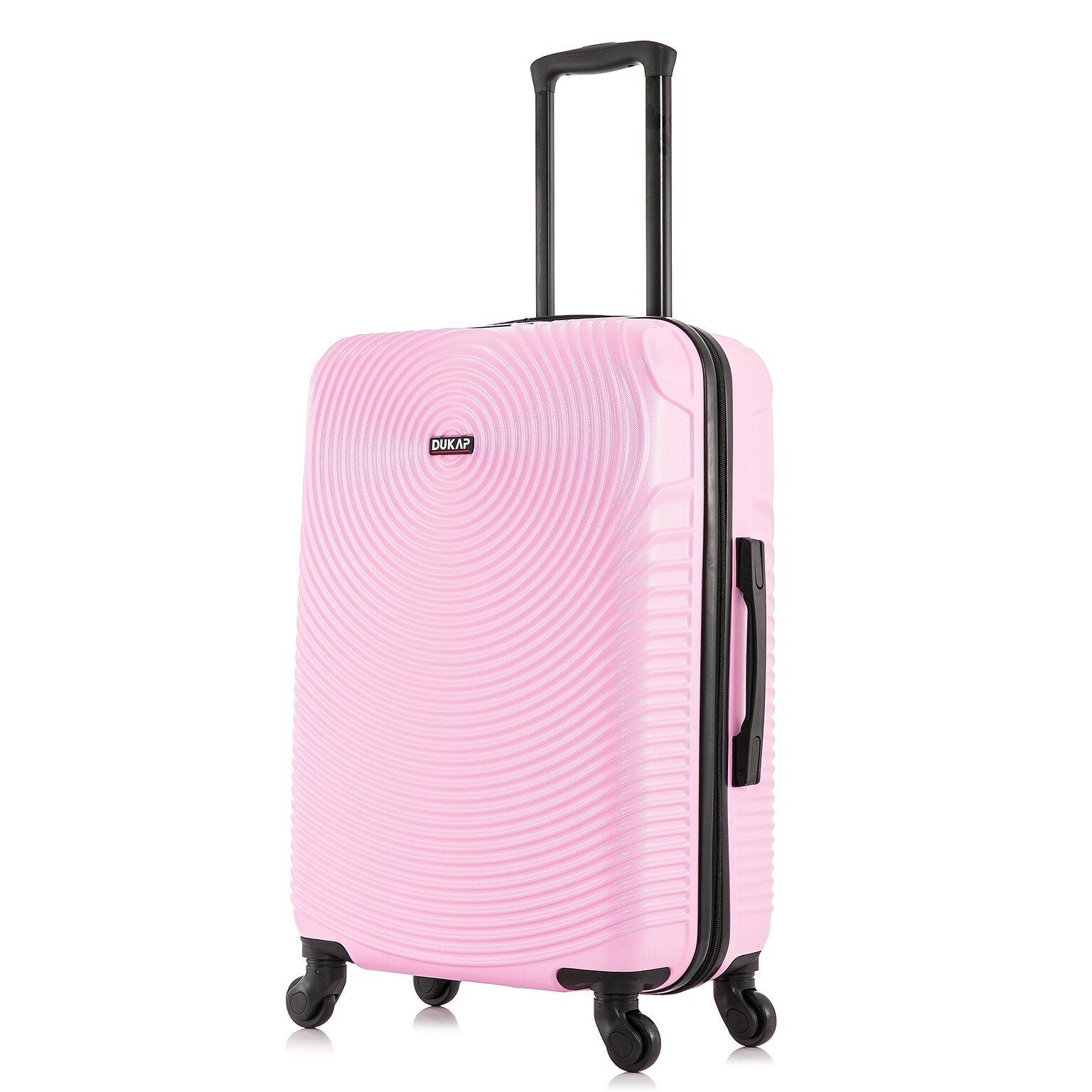 DUKAP Inception 25.98 Hardside Suitcase, 4-Wheeled Spinner, TSA Checkpoint Friendly, Pink (DKINC00M-PNK)