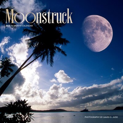 2025 BrownTrout Moonstruck 12 x 24 Monthly Square Wall Calendar (9781975477455)