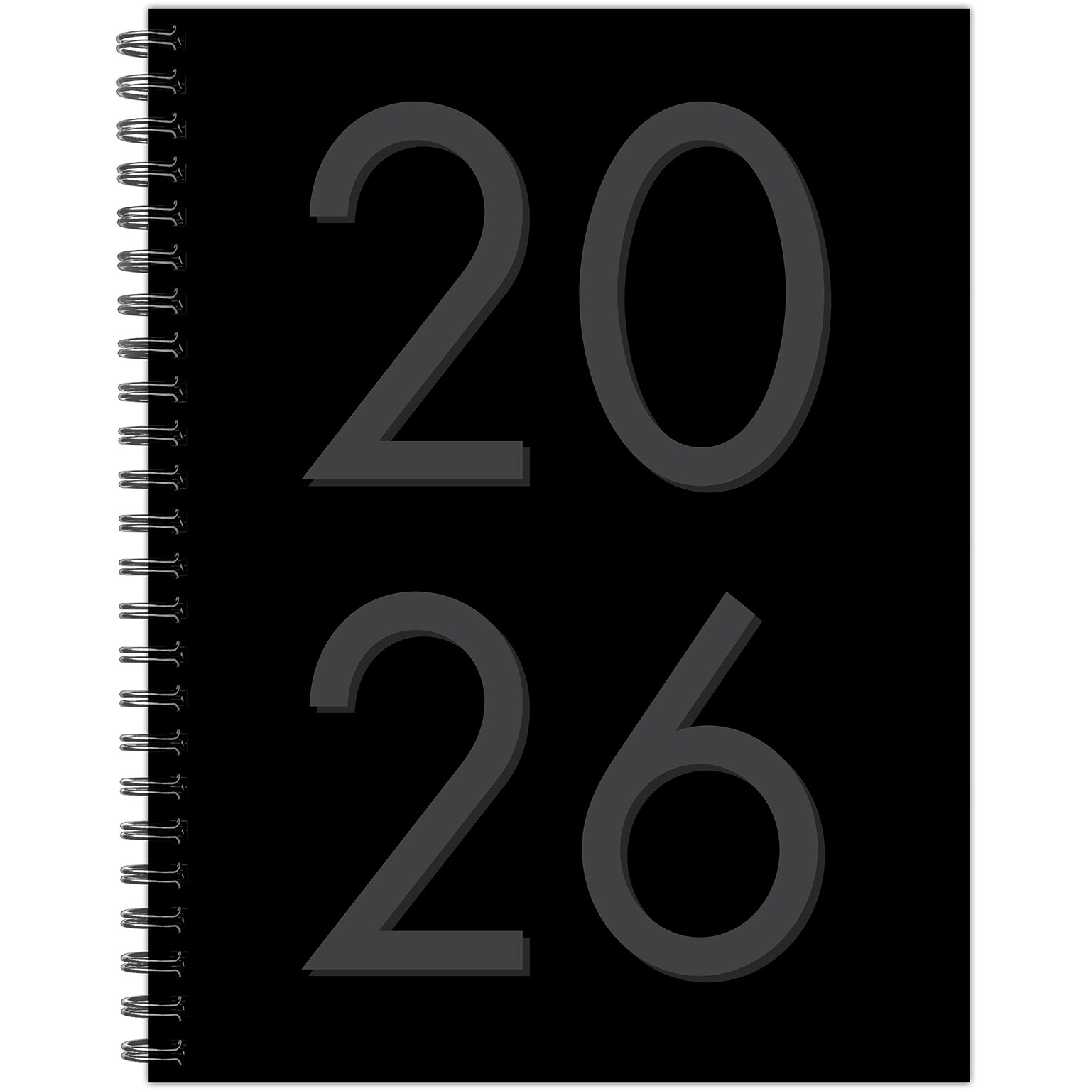 2026 Willow Creek 6.5 x 8.5 Weekly & Monthly Planner, Paperboard Cover, Black (56646)