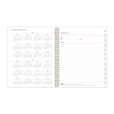 2027 Blue Sky Glenlee 8.5" x 11" Calendar Year Weekly & Monthly Standard Planner, Plastic Cover (158918)