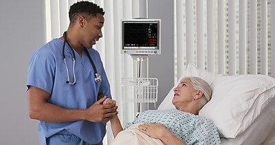 Viva Comfort Edan Elite V-Series Monitor Universal Vital Sign Mobile Stand with Mounting Plate, White (ADIME912-C-MP-07-MK)