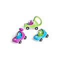 hand2mind Popping Fidget Cars, Assorted Colors, 3/Set (95428)