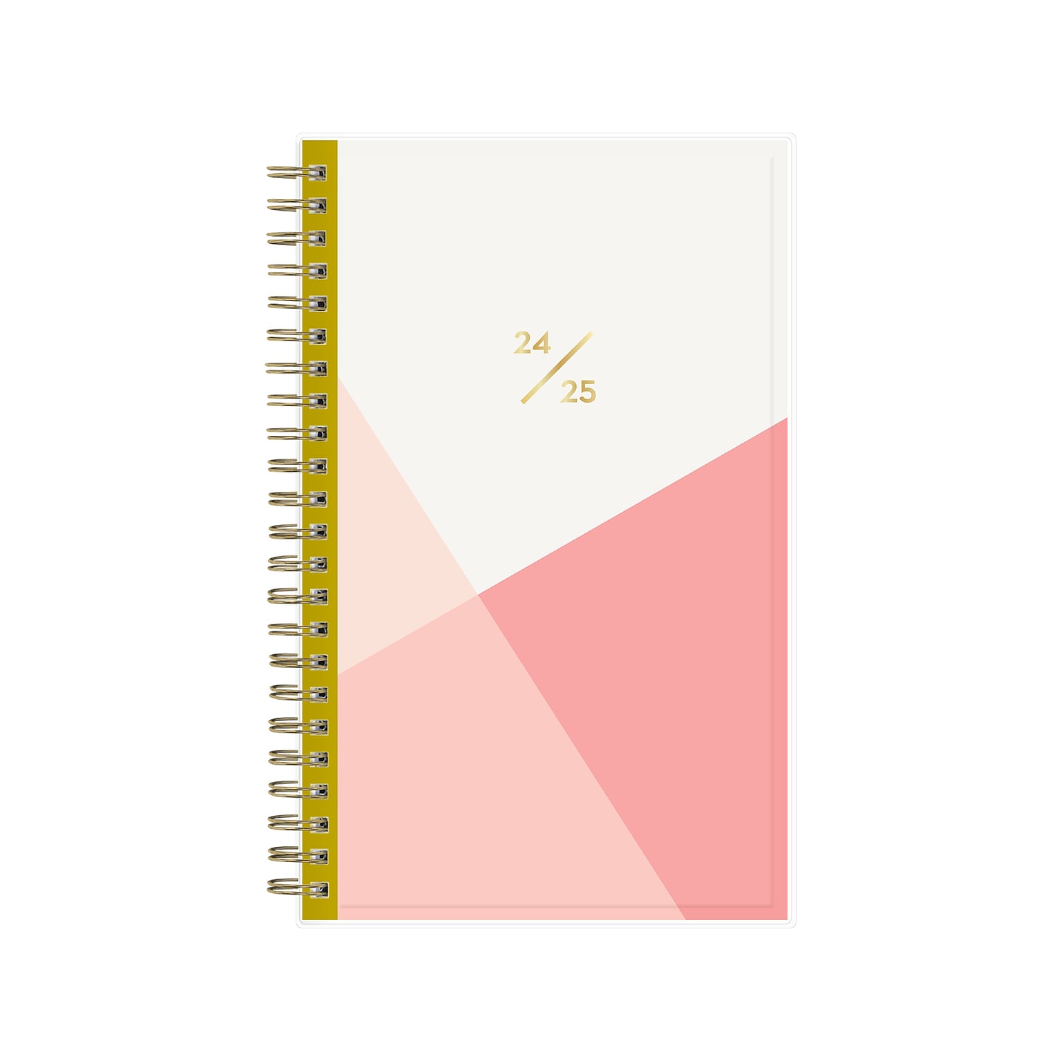 2024-2025 Blue Sky Cali Pink 5 x 8 Academic Weekly & Monthly Planner, Plastic Cover, Pink/White (130621-A25)