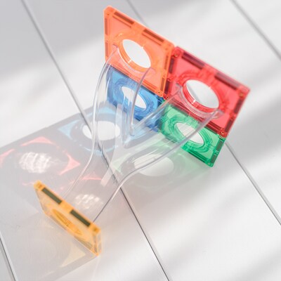 Connetix Magnetic Tiles Rainbow Ball Run Pack, 92 Pieces (CNTR00092BR)
