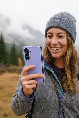 SaharaCase Venture Series Slim Case for Galaxy Z Fold7, Purple Orchid (CP00881)