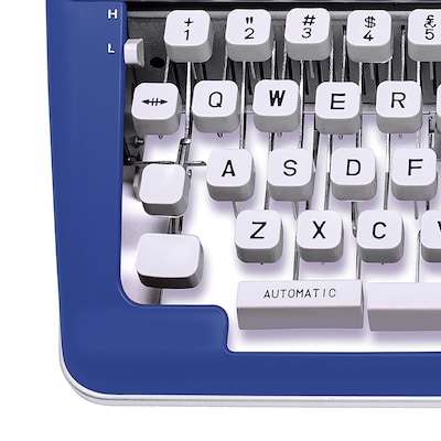 The Oliver Typewriter Company Timeless Manual Typewriter, Blue (OTTE-1634)