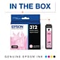 Epson T312 Light Magenta Standard Yield Ink Cartridge