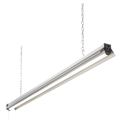 Newhouse Lighting 4 ft. Linkable LED Shop Light, 55 W 5K Lumens, 4/Pack, Gray (NH-SHOP-M4FT-4)