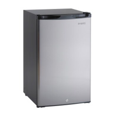Avanti 4.4 Cu. Ft. Refrigerator, Black/Stainless Steel (AR4456SS)