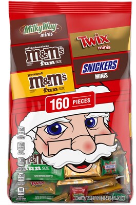 Mars Holiday Chocolate Variety Mix, 160 Pieces (MMM60374)