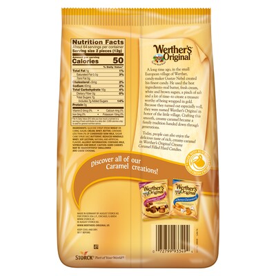 Werthers Original Creamy Caramel Filled Hard Candy, 27 oz., 128 Pieces (SUL46044)