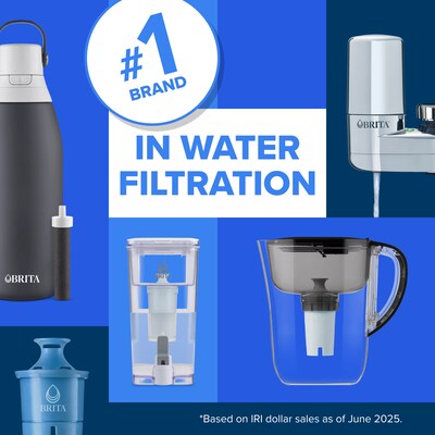 Brita Plastic Filtered Water Bottle, 36 oz., Night Sky (36465)