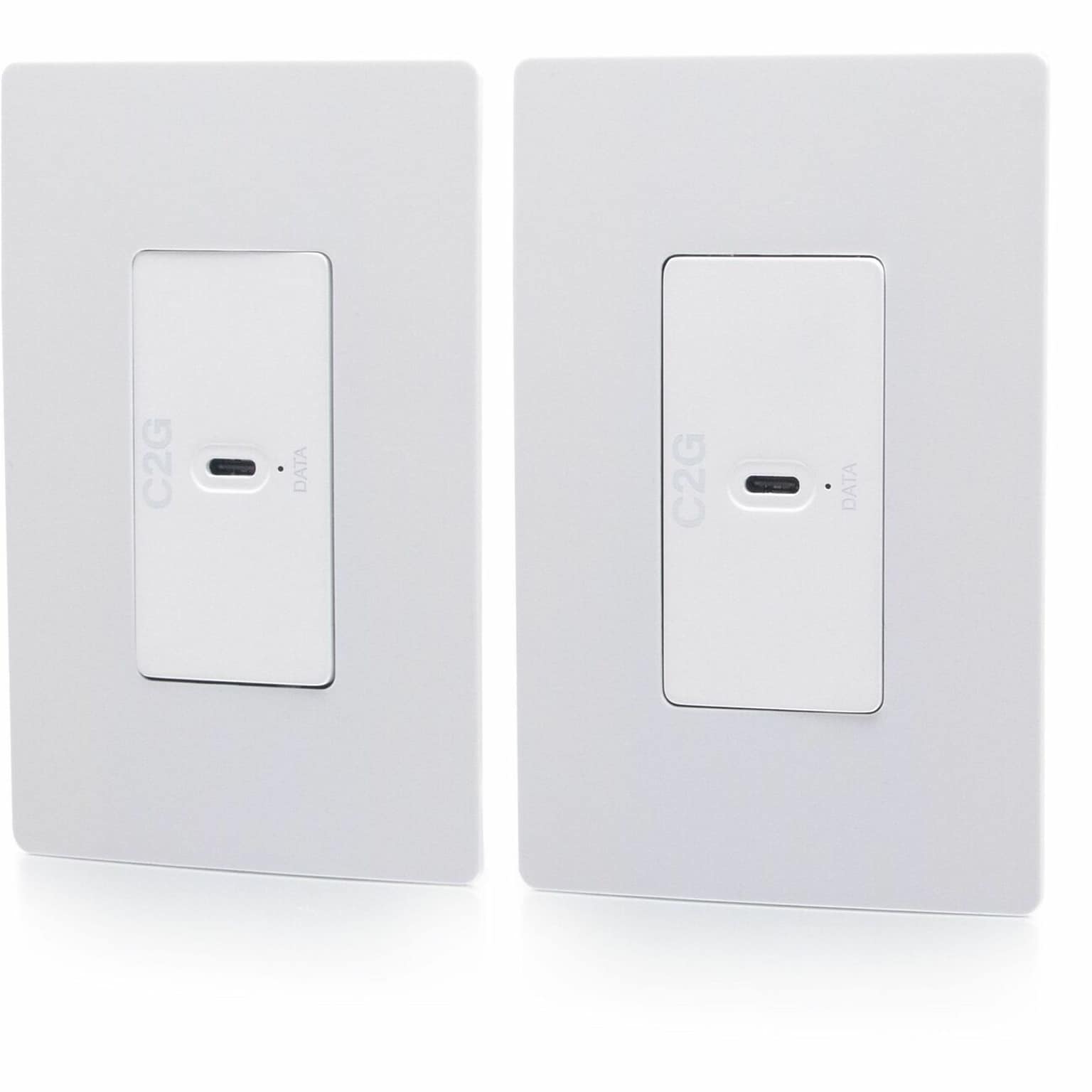 C2G Superbooster 2 RJ-45 2 USB Camera Extender Over Cat Single Gang Wall Plate to Single Gang Wall Plate Kit (C2G54275)