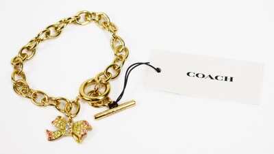 Coach Bow Toggler Bracelet