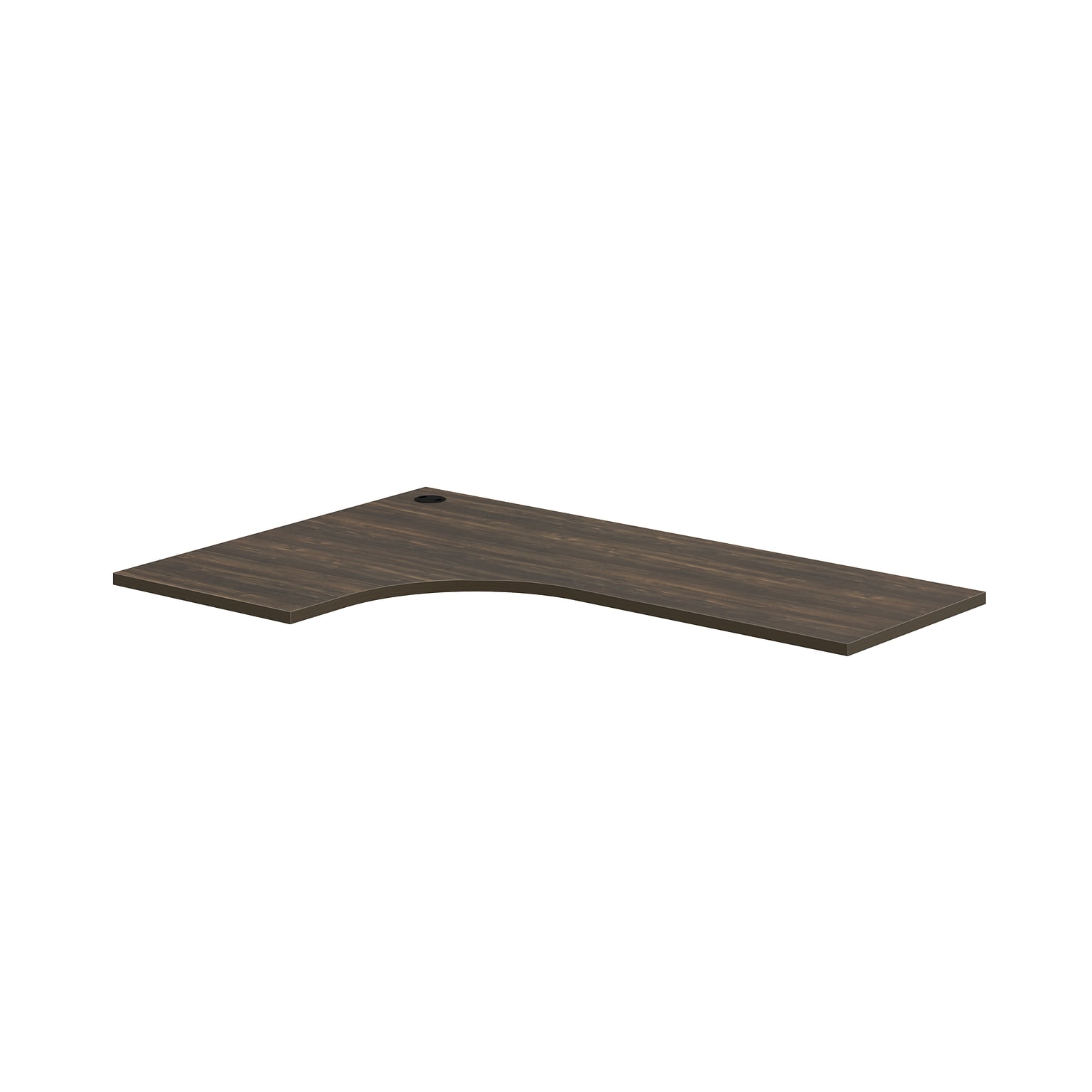 HON Coordinate Corner Cove Worksurface, Right Hand, Florence Walnut Laminate (HONTC74824RFW1P)
