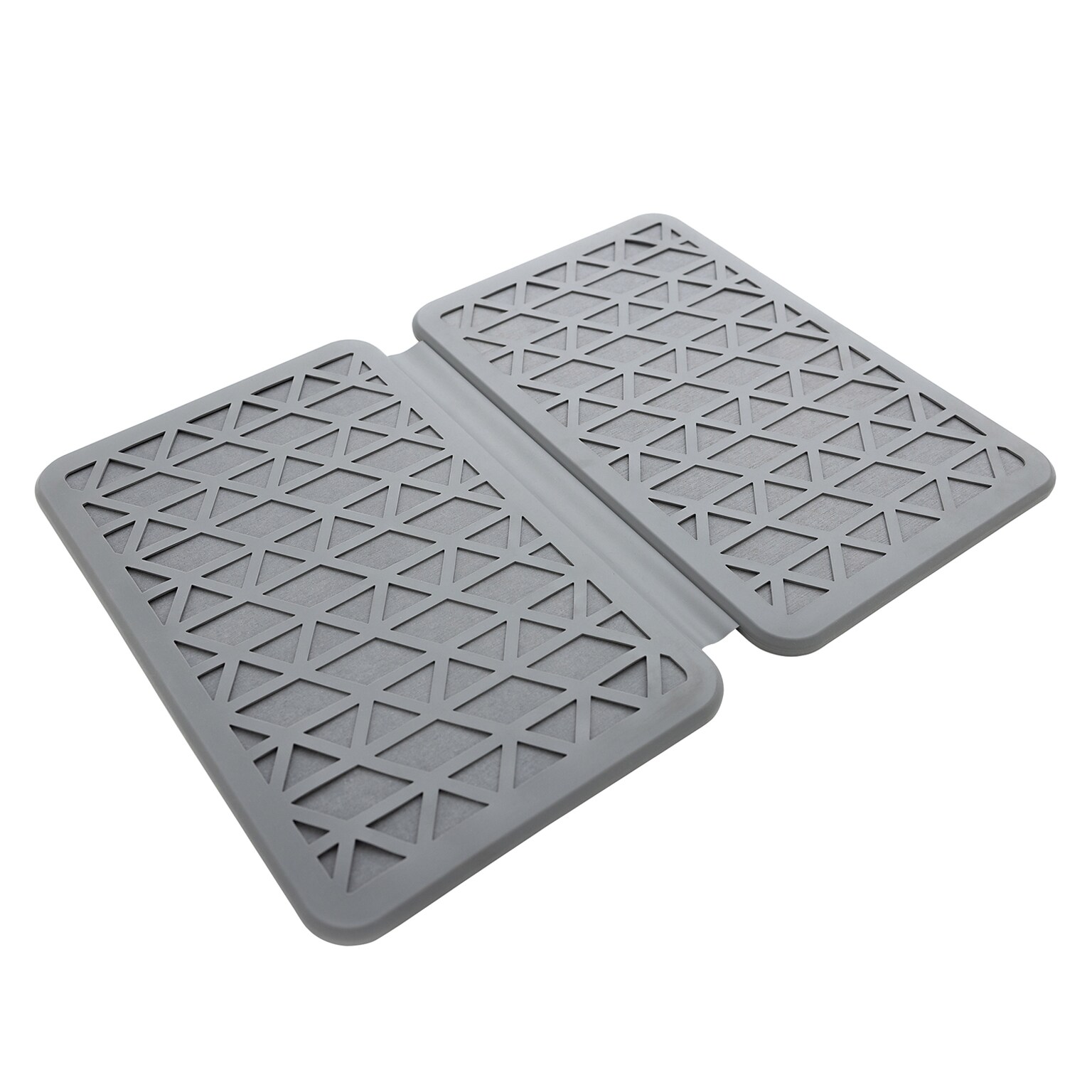 Better Houseware The Magic Dishmat™ II Stone and Silicone Drying Mat, Gray (3417)