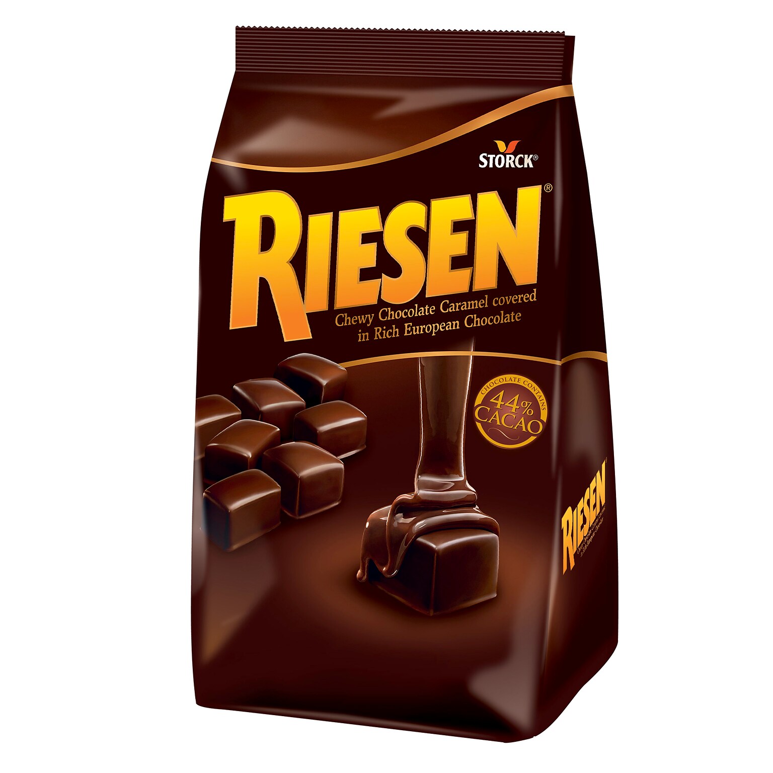 Riesen Chewy Caramel Dark Chocolate Pieces, 30 oz. (SUL398052)