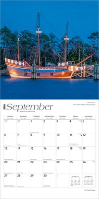 2026 BrownTrout Tar Heel State North Carolina Places 12" x 12" Monthly Wall Calendar (9798330705788)