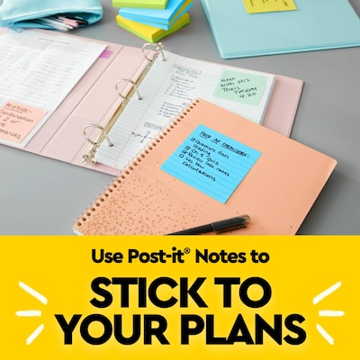 Post-it Pop-up Notes, 3" x 3", Floral Fantasy Collection, 100 Sheet/Pad, 12 Pads/Pack (R330-12AU)