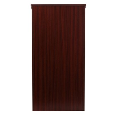 AdirOffice 46" Speaker Podium Lectern, Mahogany (661-01-BLK-PKG)