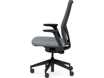 HON Flexion Fabric/Mesh Task Chair, Basalt/Black (HFXT1.F0.STC.A.H.IM.APX25.NL.SB.T)