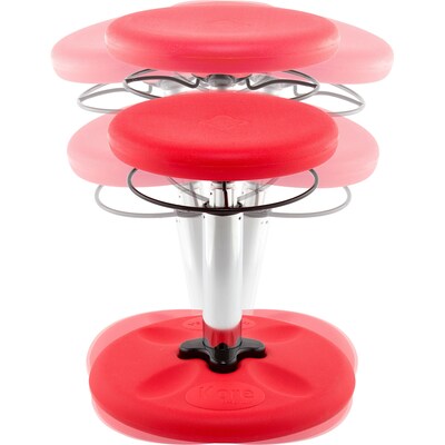Kore Design Kids Adjustable Standard Wobble Chair 14 to 19, Red (KD-3100)