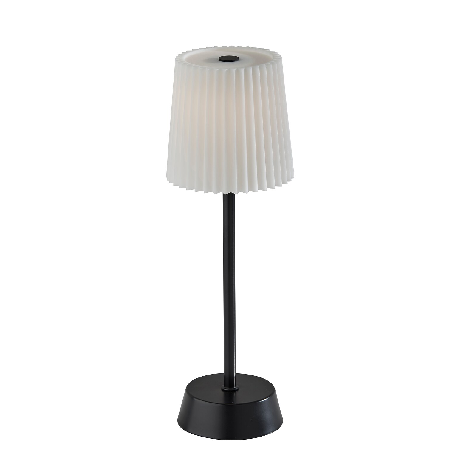 Adesso Bobby LED Cordless Indoor/Outdoor Table Lamp, 14H, Black (3076-01)