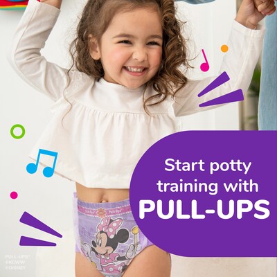 Pull-Ups Potty Training Pants, Girls 3T-4T, 84/Carton (45269)