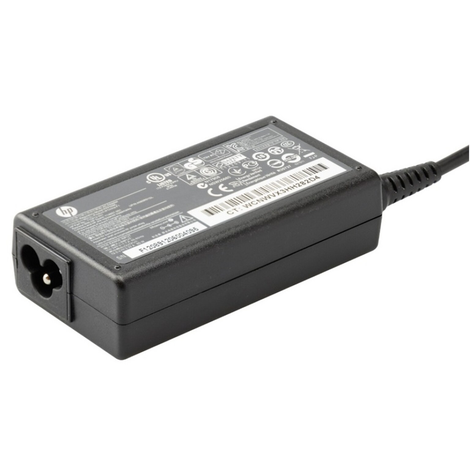 HP Smart 45W AC Adapter for HP Laptop, Black (741727-001)