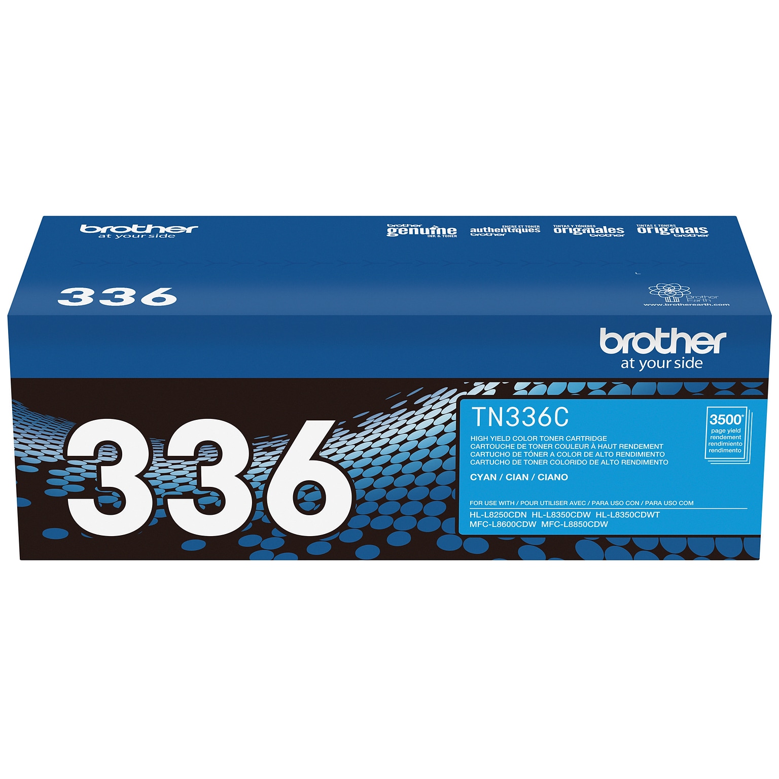 Brother TN-336 Cyan High Yield Toner Cartridge   (TN336C)