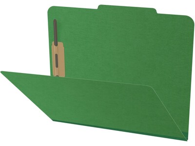 Medical Arts Press Pressboard Classification Folder, 2 Expansion, Letter Size, Moss Green, 25/Box (DV-T42-02-3MGN)