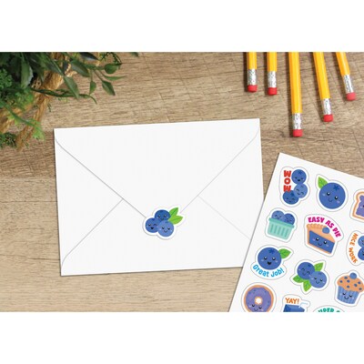 Teacher Created Resources Blueberry Smelly Stickers, Multicolored, 120/Pack, 6/Packs/Bundle (TCR9452-6)