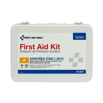 First Aid Only First Aid Kits, 82 Pieces, White, Kit (90568)