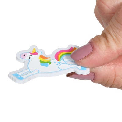Ready2Learn Foam Unicorn and Rainbow Stickers, Multicolored, 180/Pack (CE-10086)
