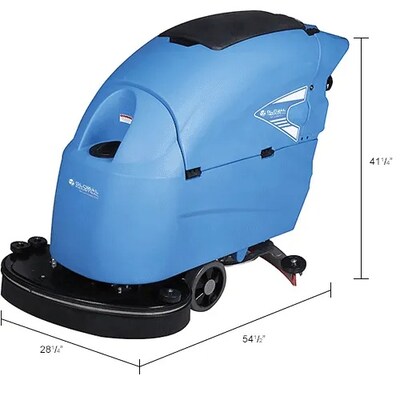Global Industrial Auto Floor Scrubber w/ Traction Drive, 26" Cleaning Path (641265)