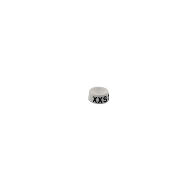 Nahanco Plastic Size Markers, White (SM25XXSWB)
