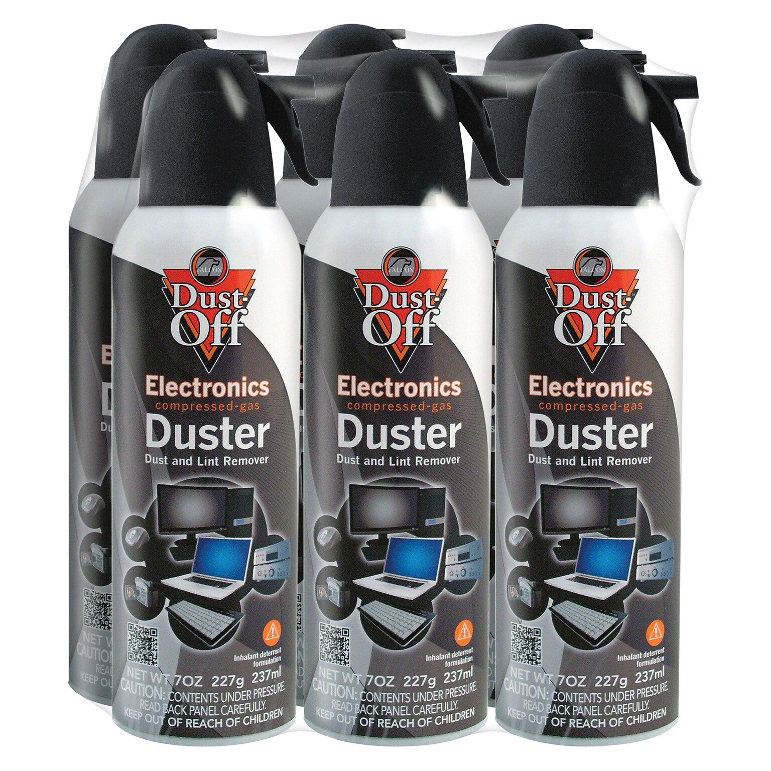 Falcon Dust-Off Air Duster, 7 oz., 6/Pack (DPSM6)