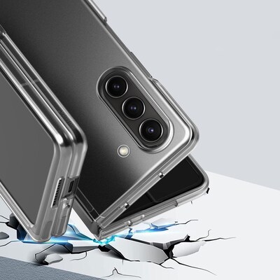 SaharaCase Venture Phone Case for Samsung Galaxy Z Fold6, Shock Absorbing, Clear (CP00593)