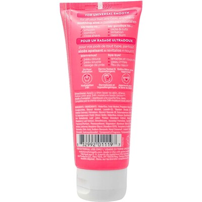 EOS Pomegranate Raspberry Shaving Cream, 2.5 oz Travel Size Bottle, 6 Bottles/Bag, 16 Bags/Carton