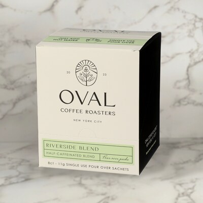 Oval Coffee Pour-Over Coffee - Riverside