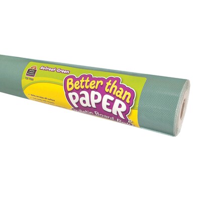 Teacher Created Resources Better Than Paper Bulletin Board Paper Roll, 4 x 12, Retreat Green, 4/Pa