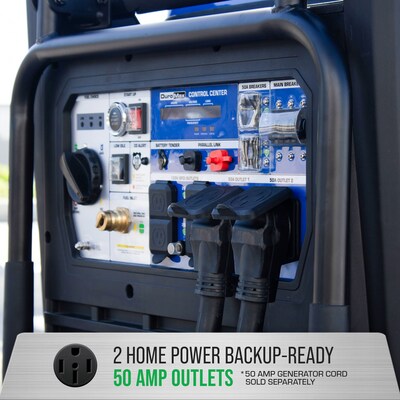 DuroMax V-Twin Tri Fuel Portable Digital Inverter Generator, Electric Start, 16000 Watts (XP16000iHT)