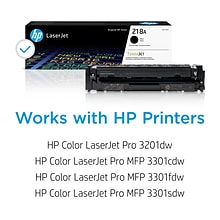 Original HP 218A Black Toner Cartridge (W2180A), print up to 1,300 pages