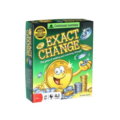 Continuum Games Exact Change Card Game, 111/Pack (CTM1102)