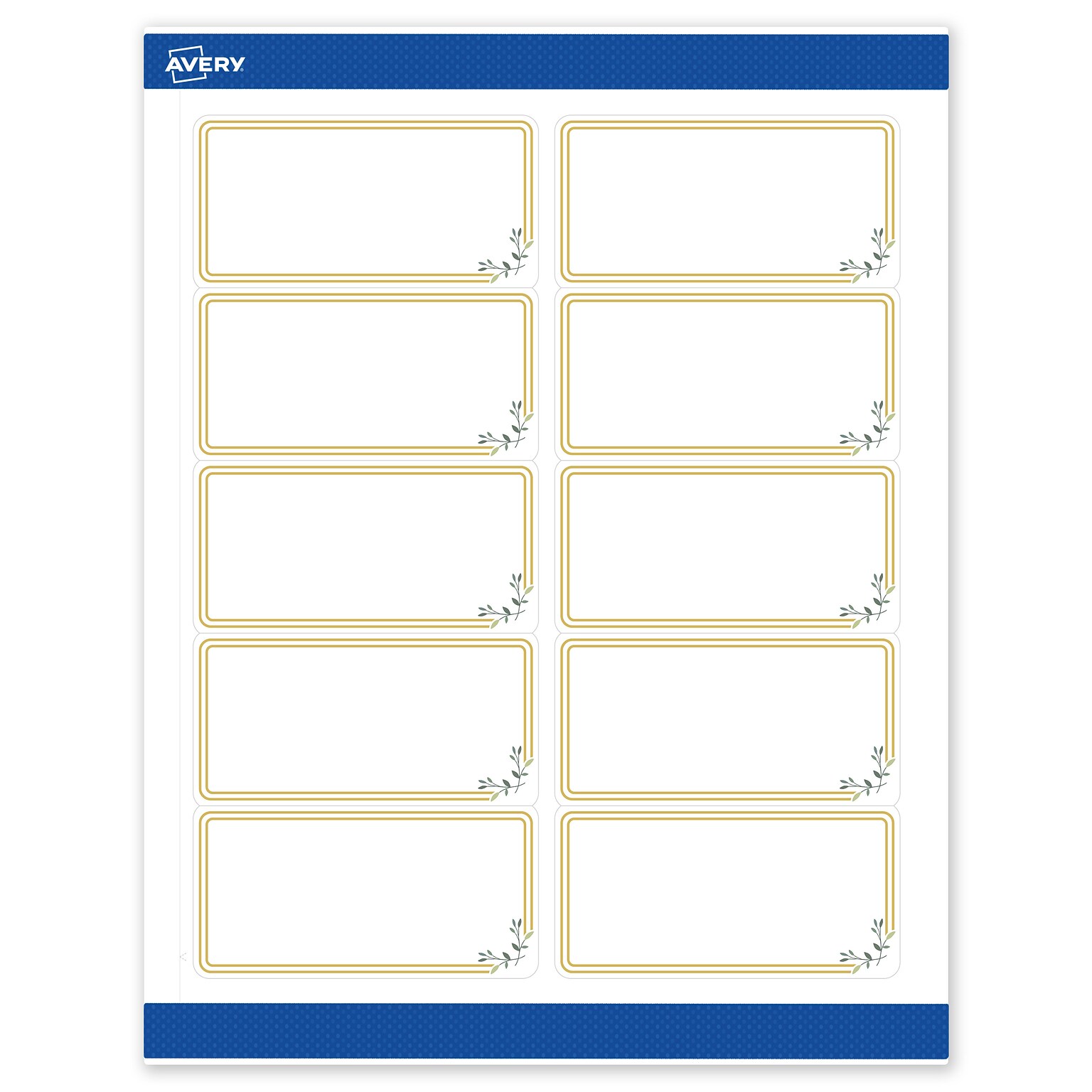 Avery Laser/Inkjet Rectangle Multipurpose Labels, 2 x 4, White, 100/Pack (S00DMZ)