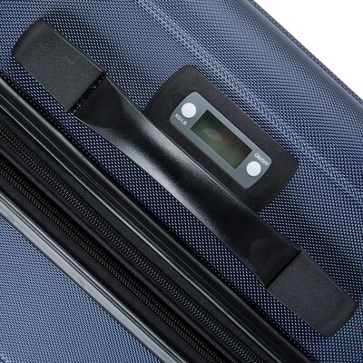 DUKAP Intely 2-Piece Hardside Spinner Luggage Set, TSA Checkpoint Friendly, Blue (DKINT0SM-BLU)