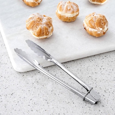 Better Houseware Tongs with Lock, 9, Stainless Steel (93/9)