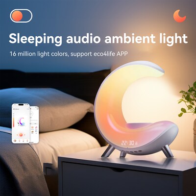 eco4life Smart Atmosphere LED Desk Lamp, White (LL001)